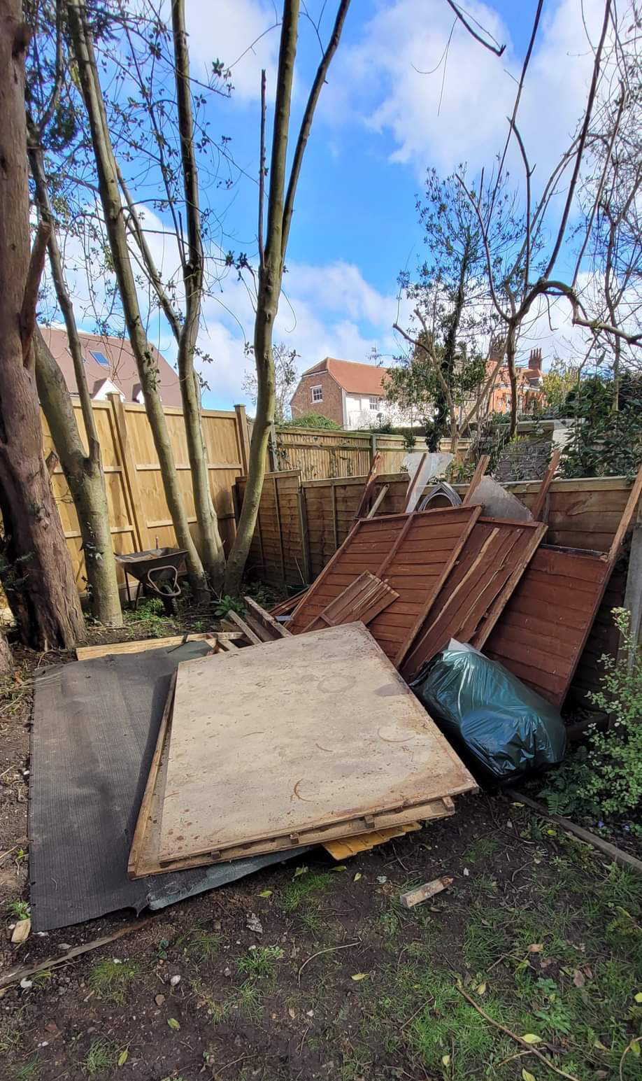 shed removal waste